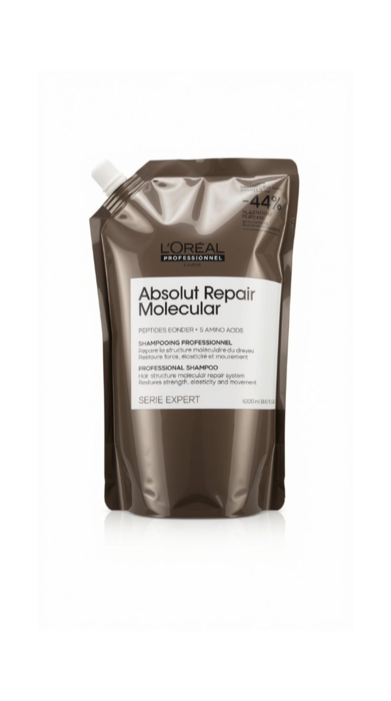 L'Oréal Professionnel Paris Serie Expert Shampoo  Absolut Repair  Molecular 1LT/Shampoo rinforzante per capelli rovinati